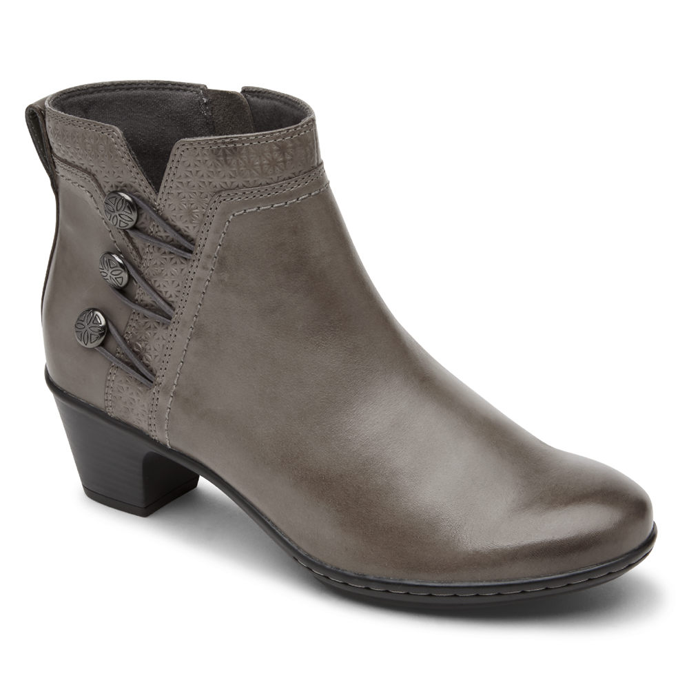 Rockport Støvler Dame Grå - Cobb Hill Kailyn Ankle - WXZV79124